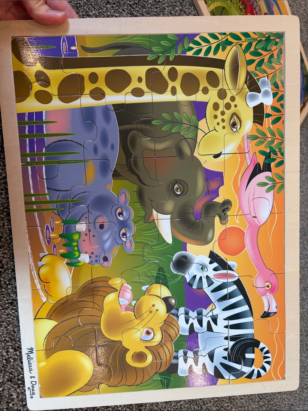 Melissa & Doug wooden Jiggsaw Puzzles - Picture 2 of 4